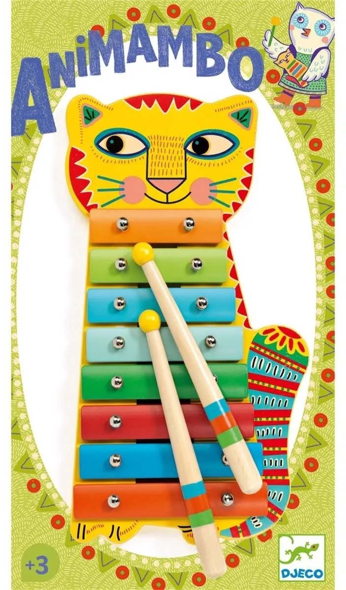 Djeco Animambo Xylofoon - Multicolor - afbeelding 3 van 6