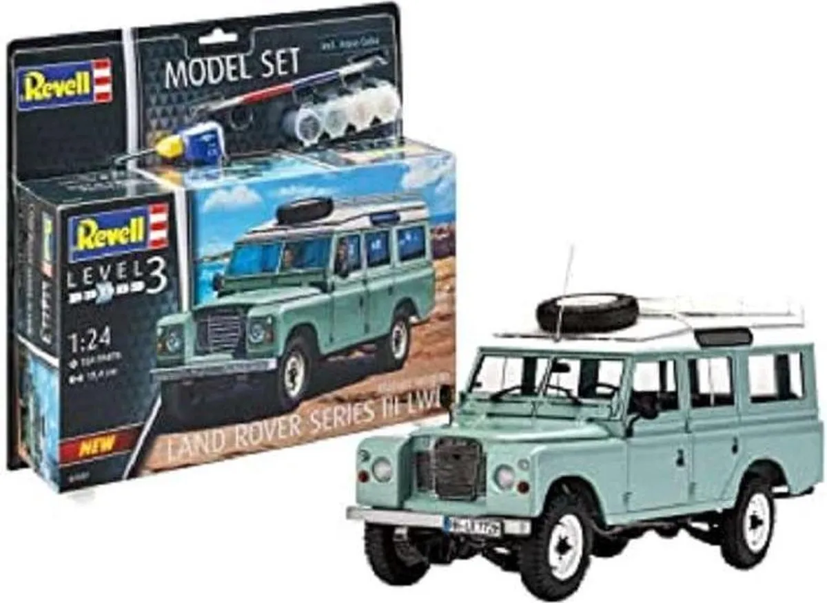 Revell 67047 Land Rover Series III Modelbouwpakket - 1:24 - 105 Onderdelen - Multi
