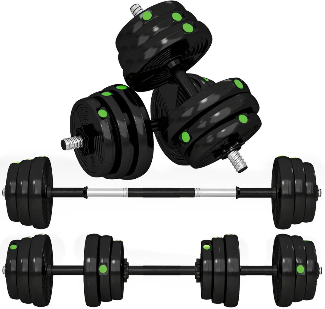 SPORTNOW Halterset 2-in-1 verstelbaar 25 kg