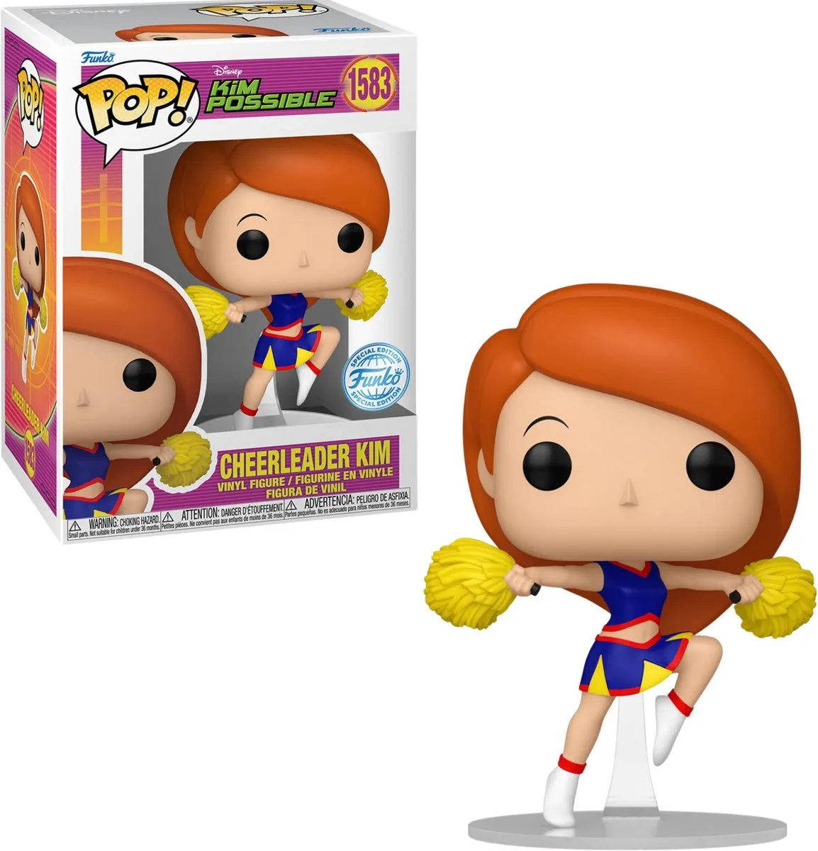 Funko Pop! Disney Kim Possible Cheerleader Kim #1583
