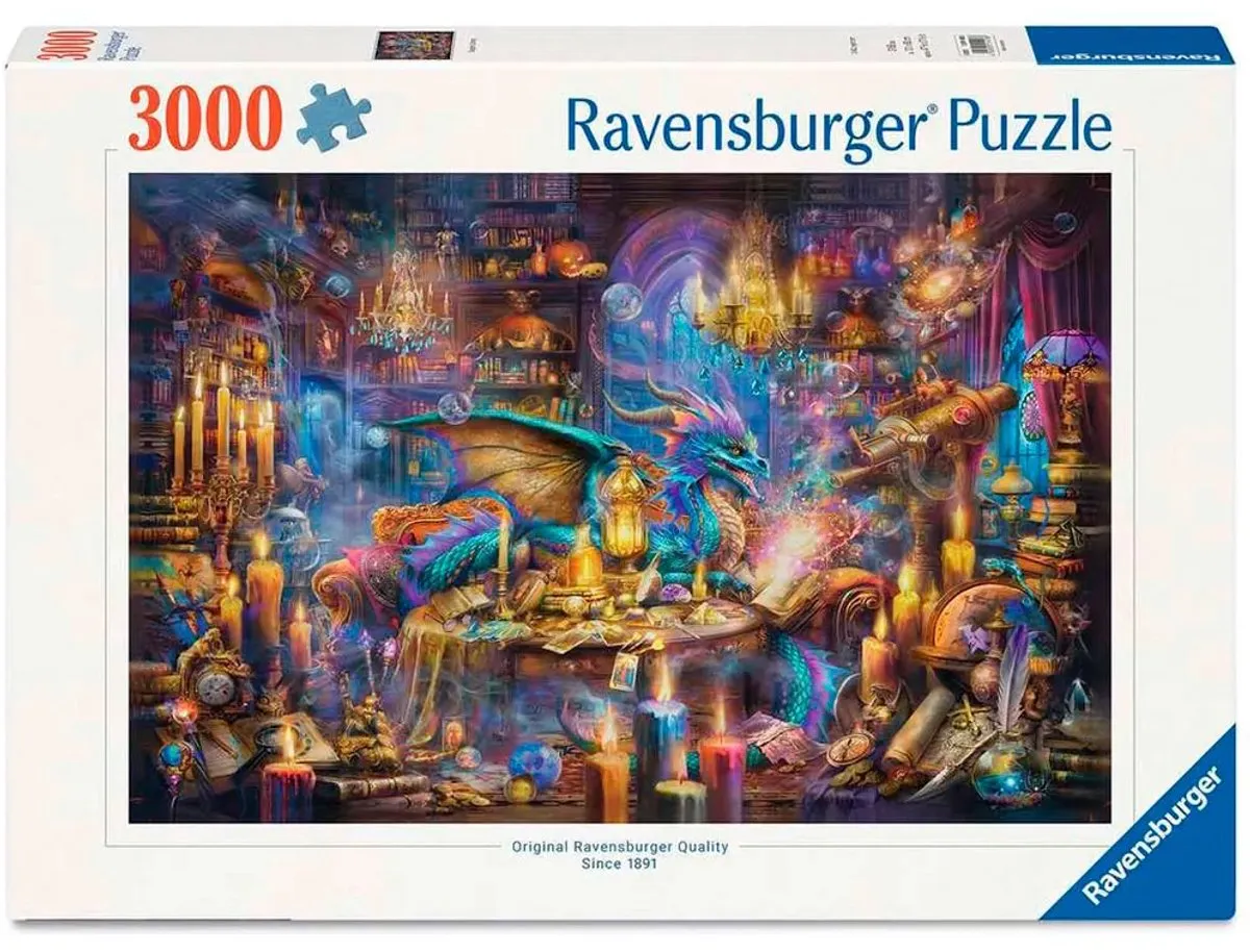 Ravensburger Enchanted Library Legpuzzel 3000 Stuks - Multicolor