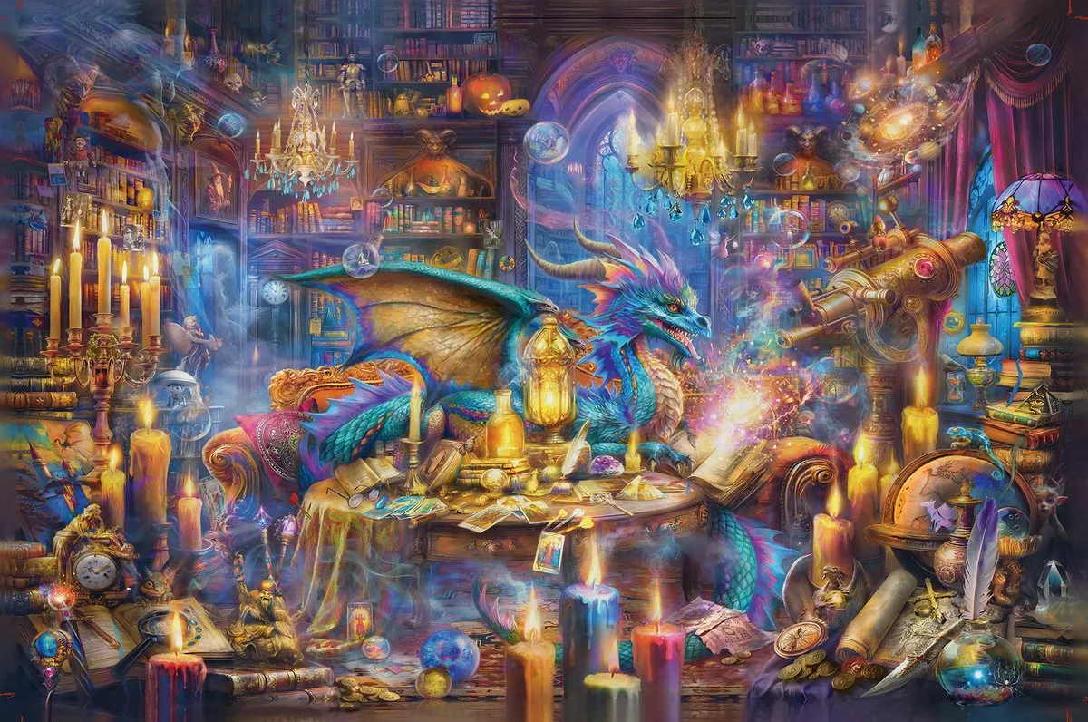 Ravensburger Enchanted Library Legpuzzel 3000 Stuks - Multicolor