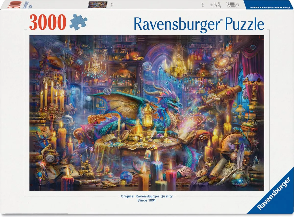 Ravensburger Enchanted Library Legpuzzel 3000 Stuks - Multicolor