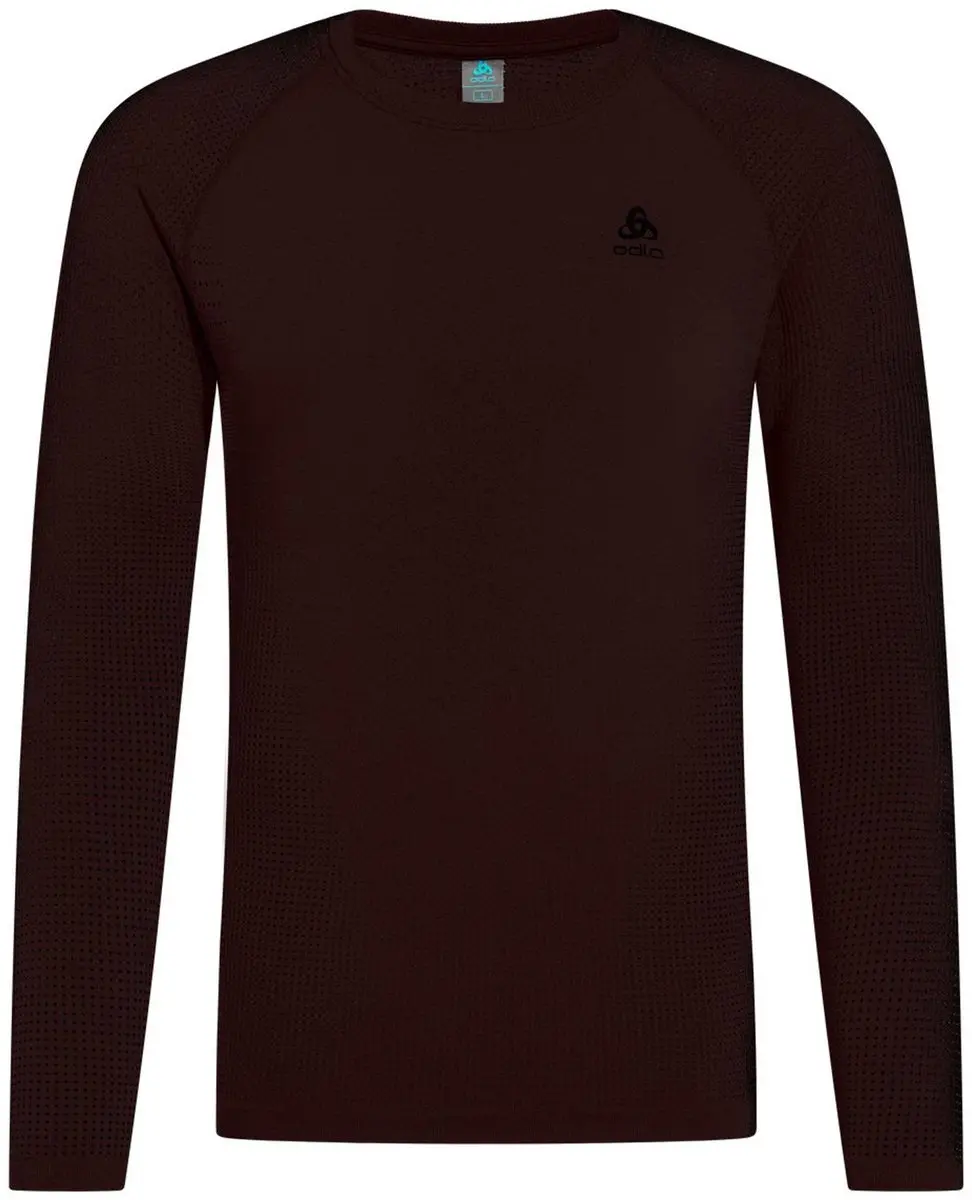 ODLO Active Performance Warm Longsleeve Heren - XL - Donkerbruin - afbeelding 5 van 6