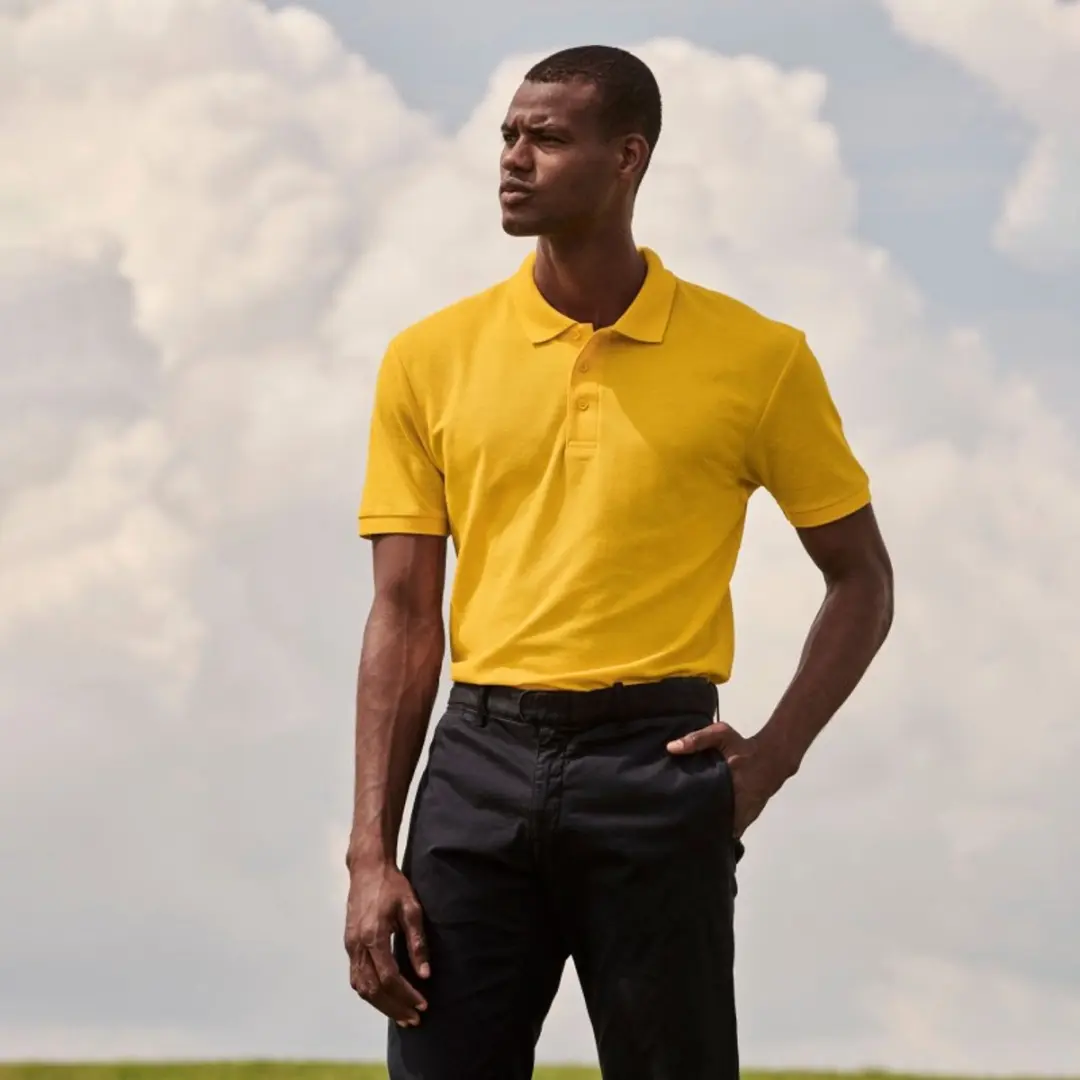 Fruit of the Loom Poloshirt - Rood S