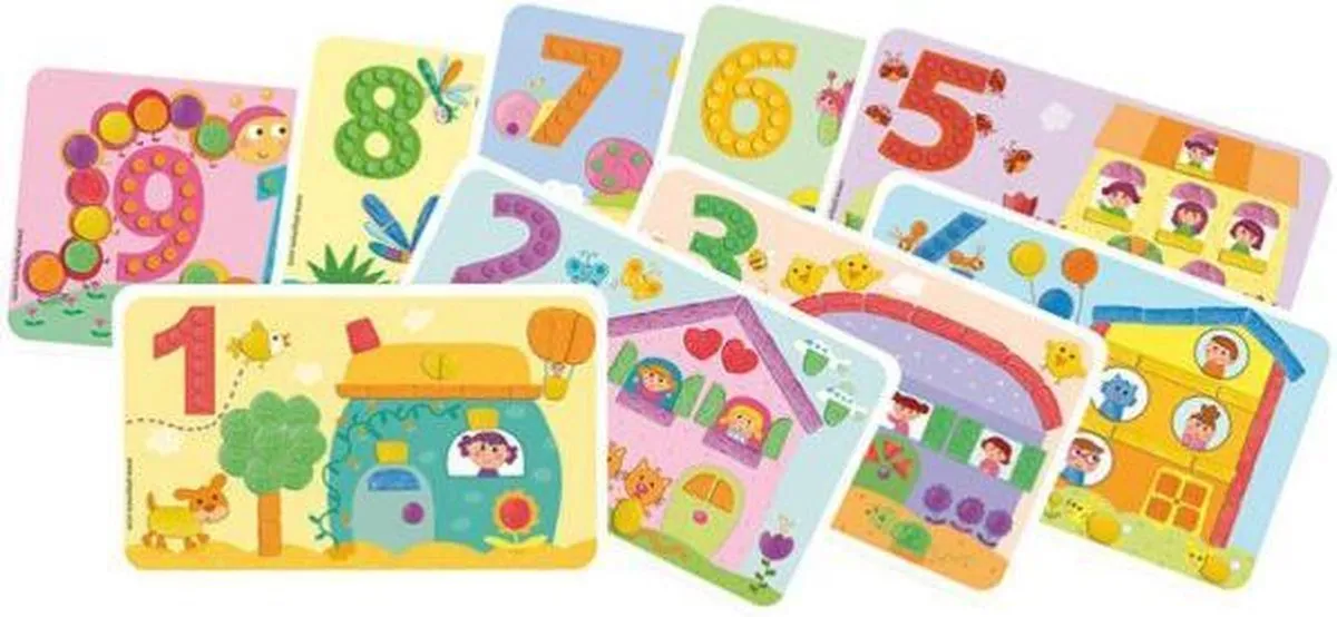 PlayMais Cijfers Fun tot Learn - 564 Stuks Multicolor