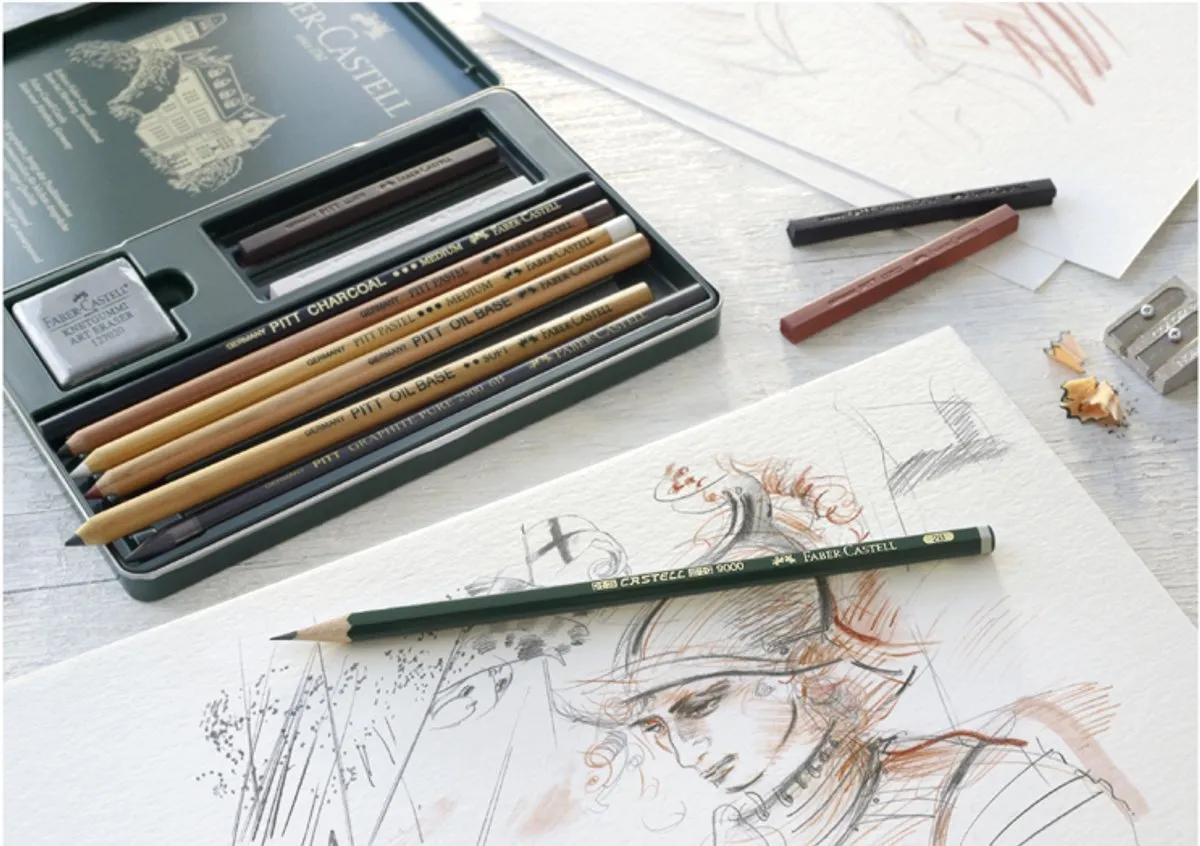 Faber-Castell Pitt Monochrome Set FC-112976 - 21-delig
