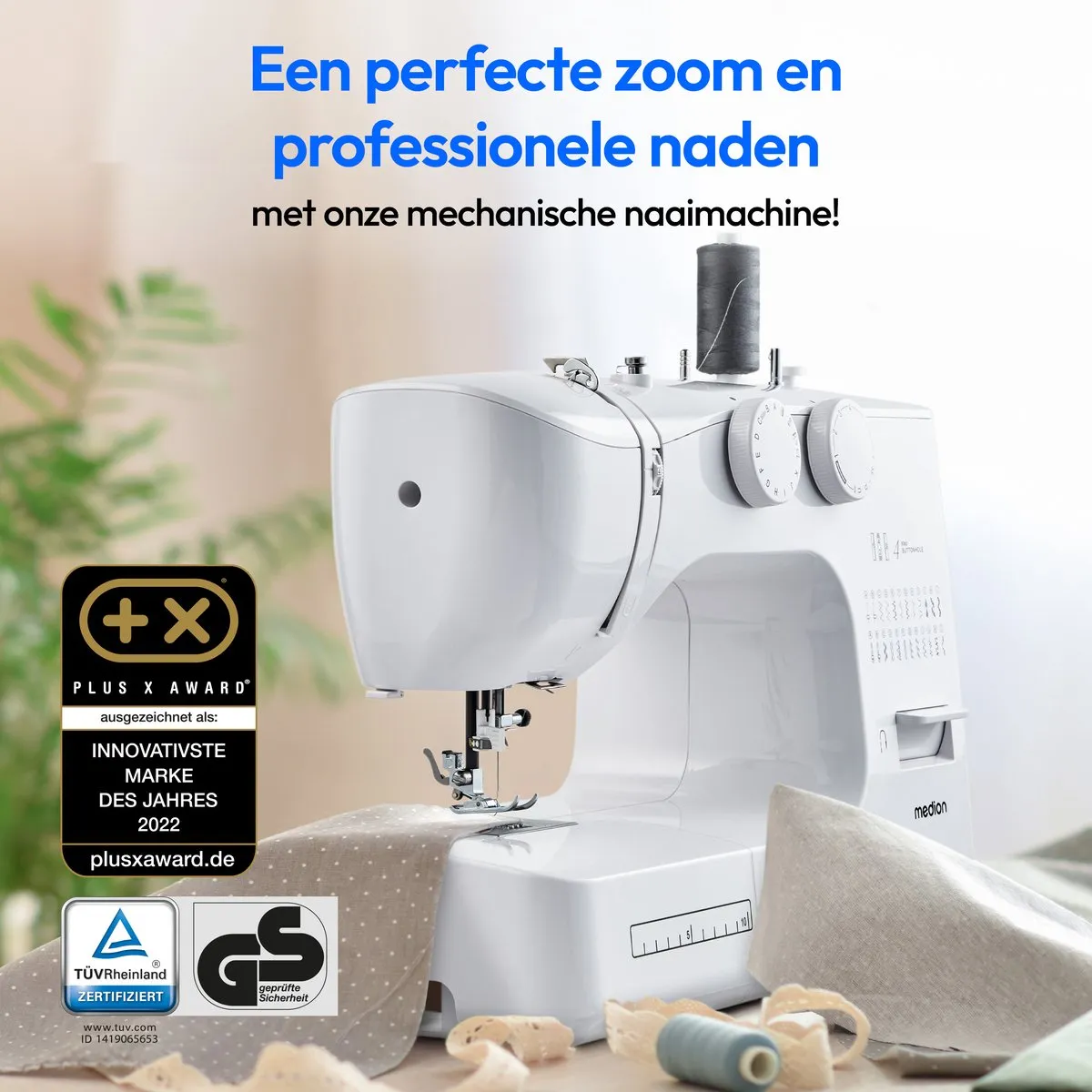 Medion SM60 Naaimachine - 60 Steken - Turkoois