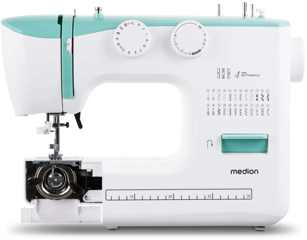 Medion SM60 Naaimachine - 60 Steken - Turkoois