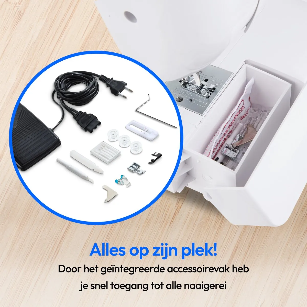 Medion SM60 Naaimachine - 60 Steken - Turkoois