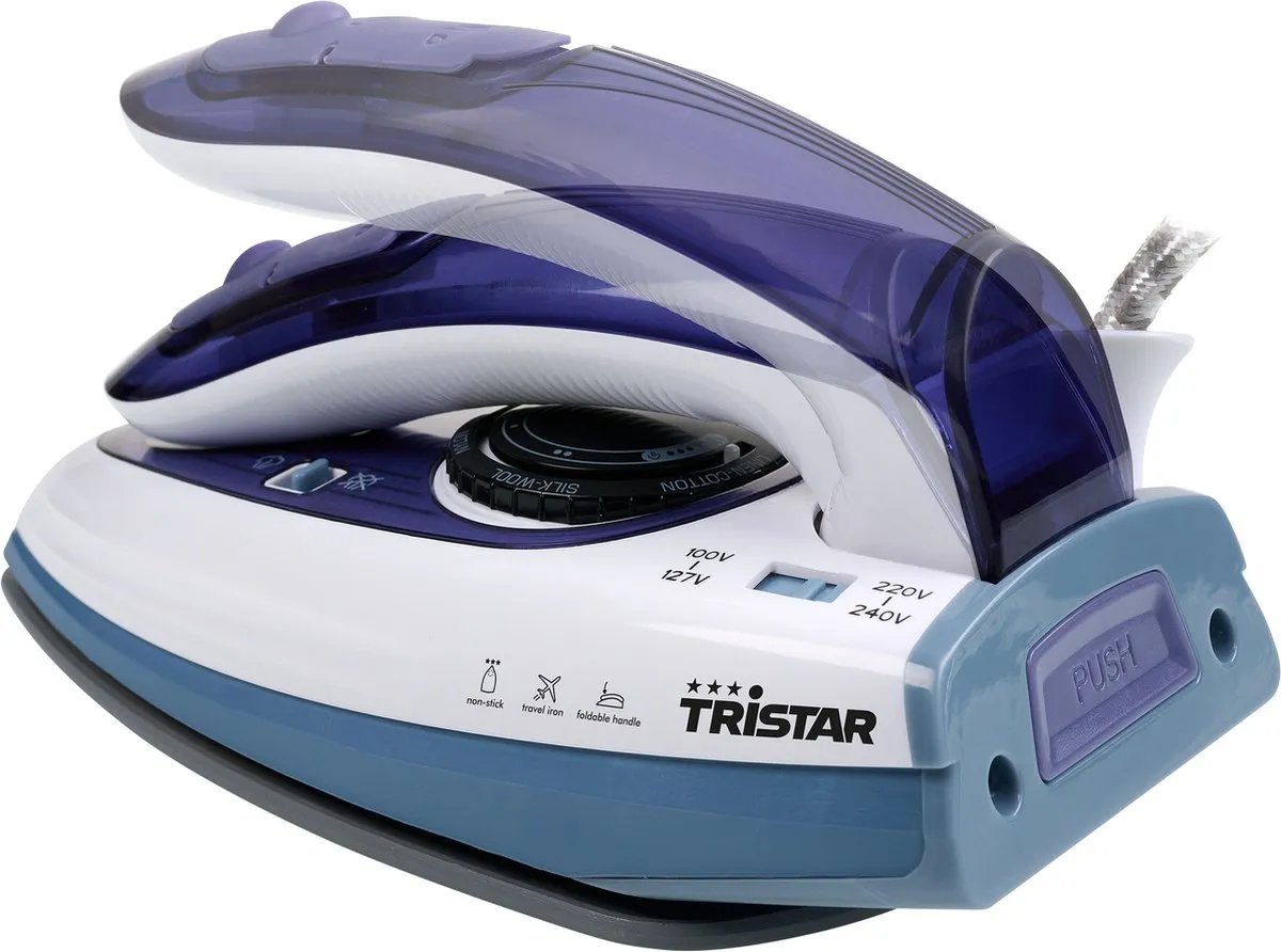 Tristar ST-8152 Reis Stoomstrijkijzer 800W - Blauw