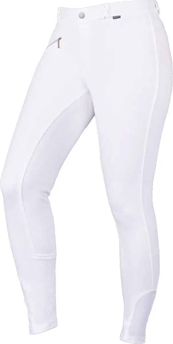 QHP Rijbroek Junior Fullgrip 152 - Wit