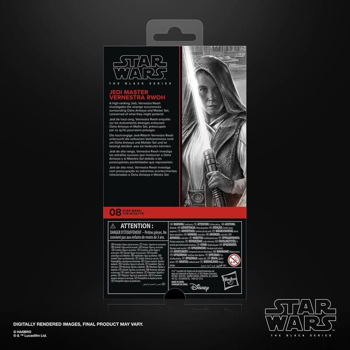 Star Wars The Black Series Vernestra Rwoh Actiefiguur 15cm - HASG1548 - Multi