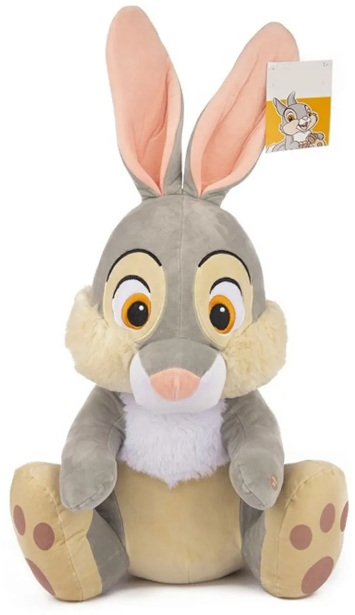 Disney Pluche Knuffel Stampertje 50cm - Grijs