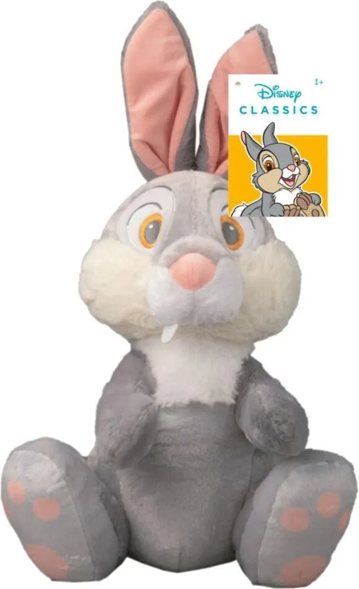 Disney Pluche Knuffel Stampertje 50cm - Grijs