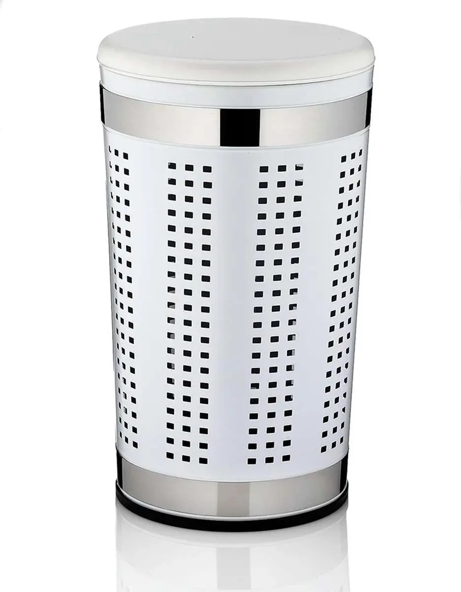 Kela Wasmand met Zitdeksel KE-12218170 - 84 liter - Wit