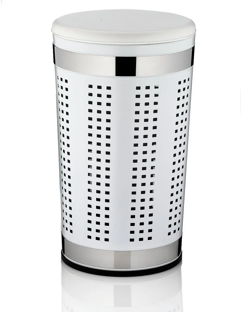 Kela Wasmand met Zitdeksel KE-12218170 - 84 liter - Wit