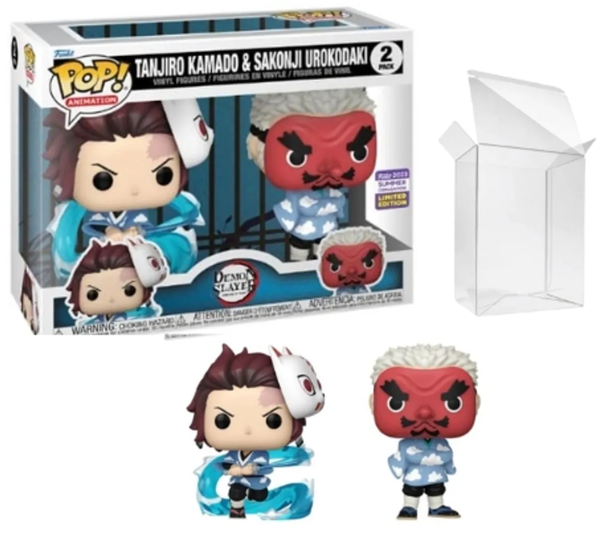 Funko Pop! Demon Slayer Tanjiro & Urokodaki 2-Pack