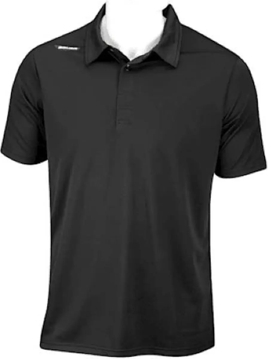 Bauer SS Sport Polo Yth maat S zwart