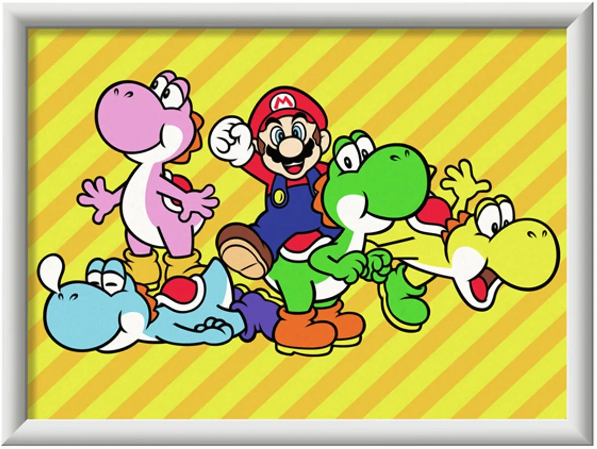 Ravensburger CreArt Super Mario Schilderen op Nummer - Meerkleurig