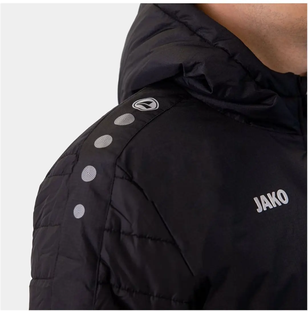 Jako Team Bankmantel Heren - Zwart S