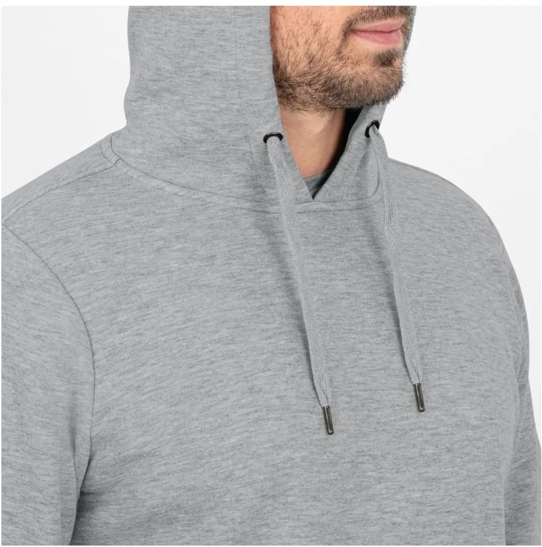 JAKO Organic Sweater Met Kap Heren - Lichtgrijs L - afbeelding 6 van 6