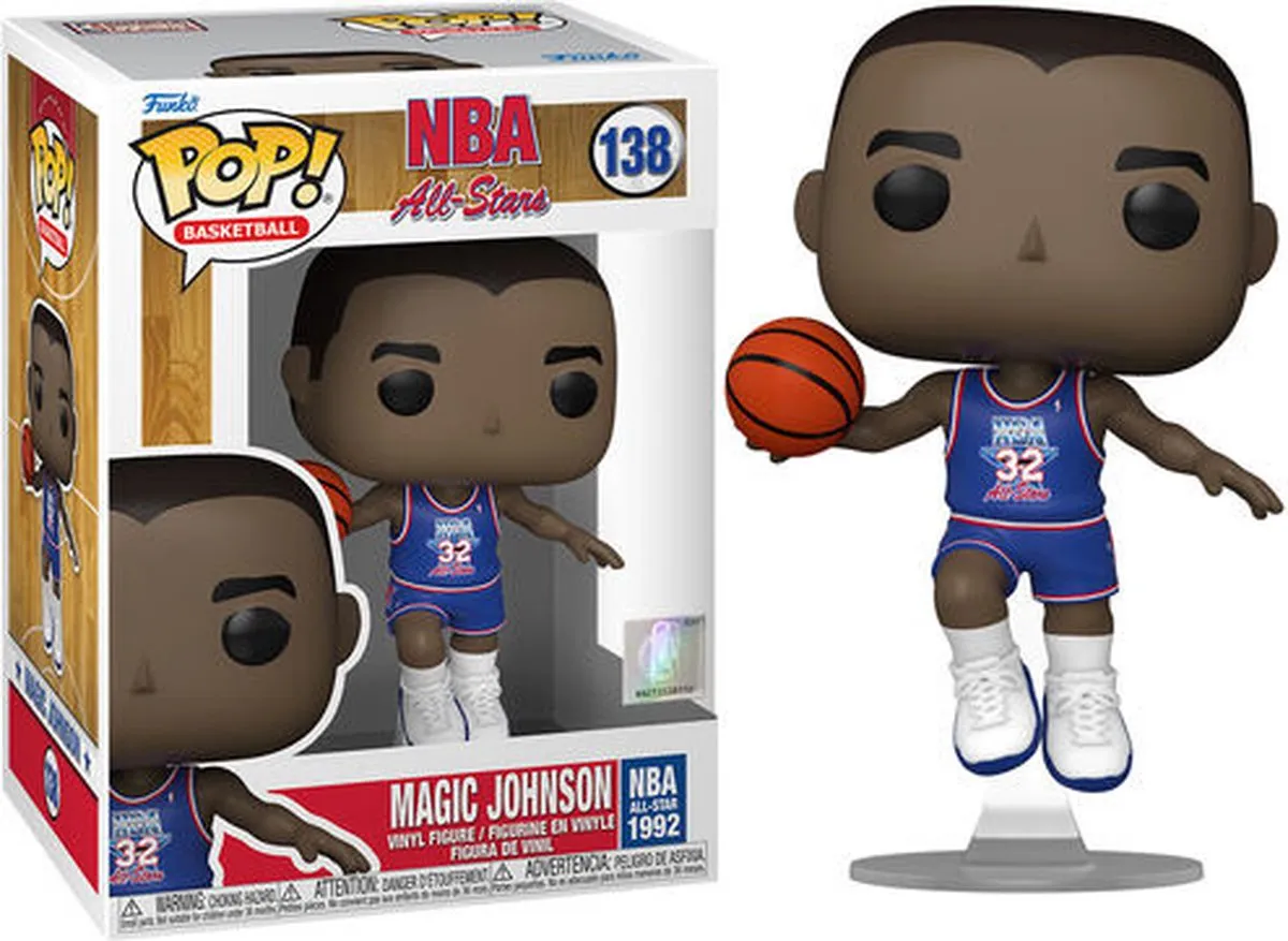 Funko Pop! NBA Magic Johnson Blue All Star Uni 1991