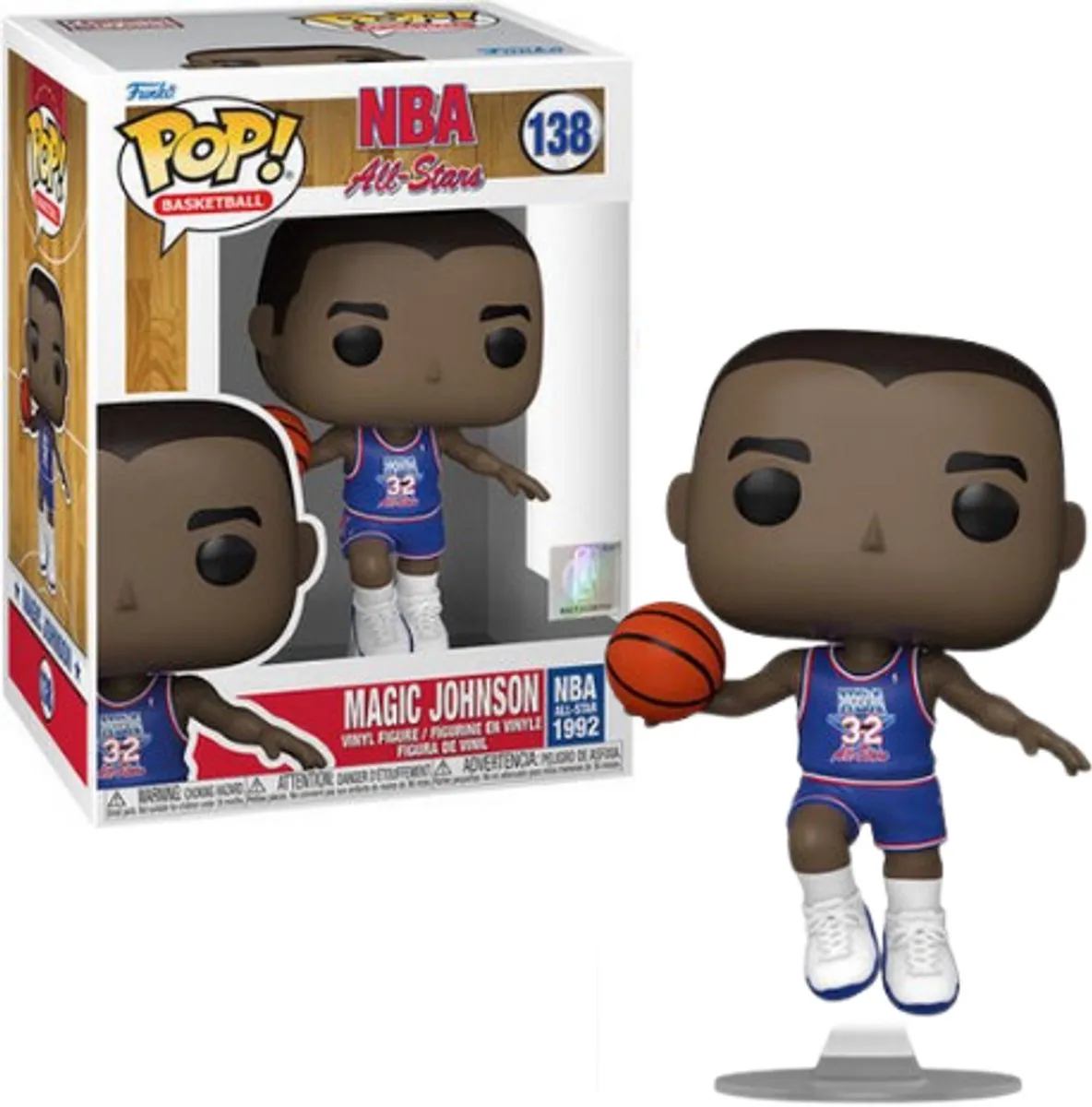 Funko Pop! NBA Magic Johnson Blue All Star Uni 1991