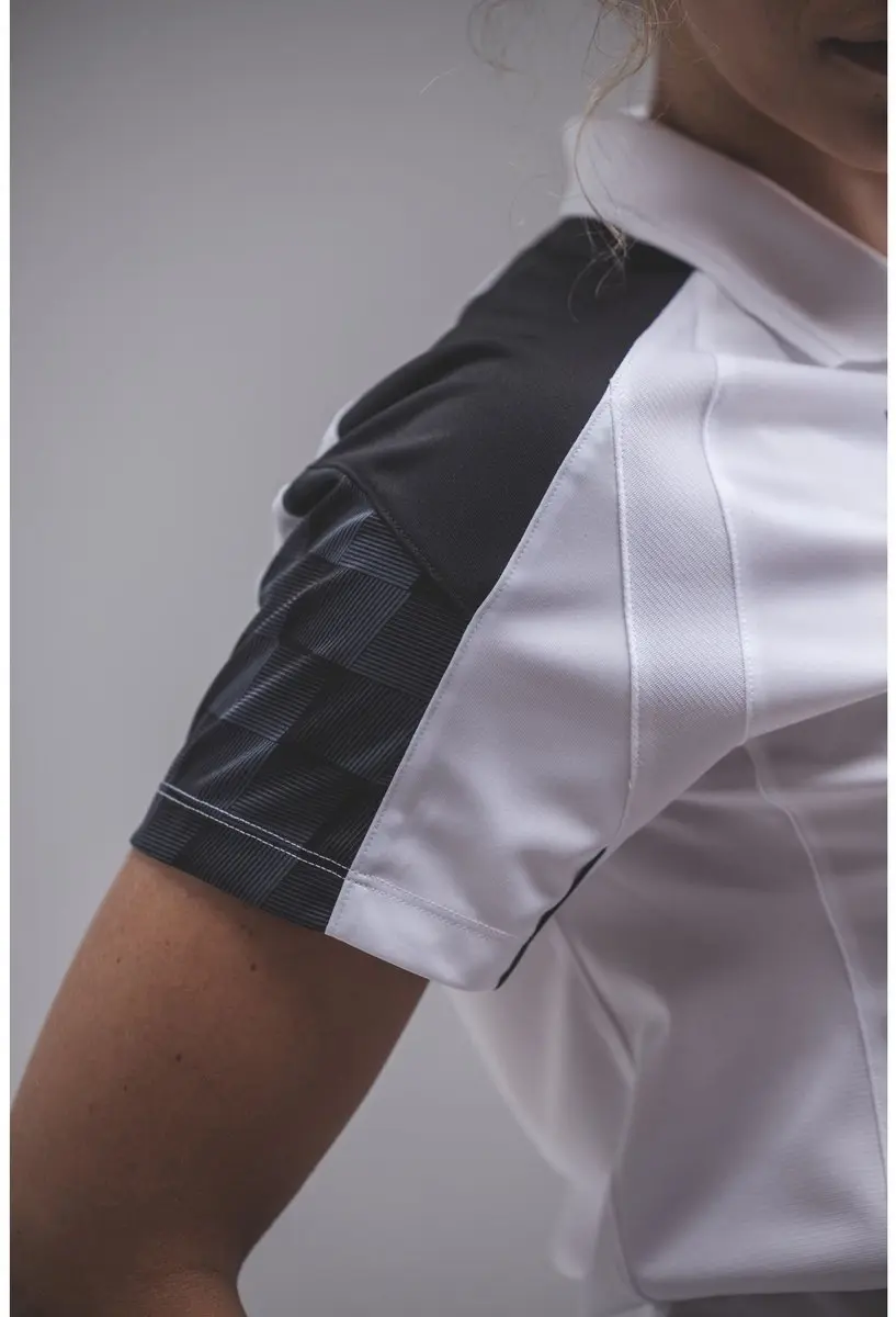 Erima Evo Star Polo Heren M - Wit/Zwart