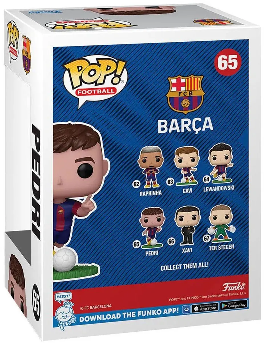 Funko Pop Pedri Barcelona #65 - 9,5 cm
