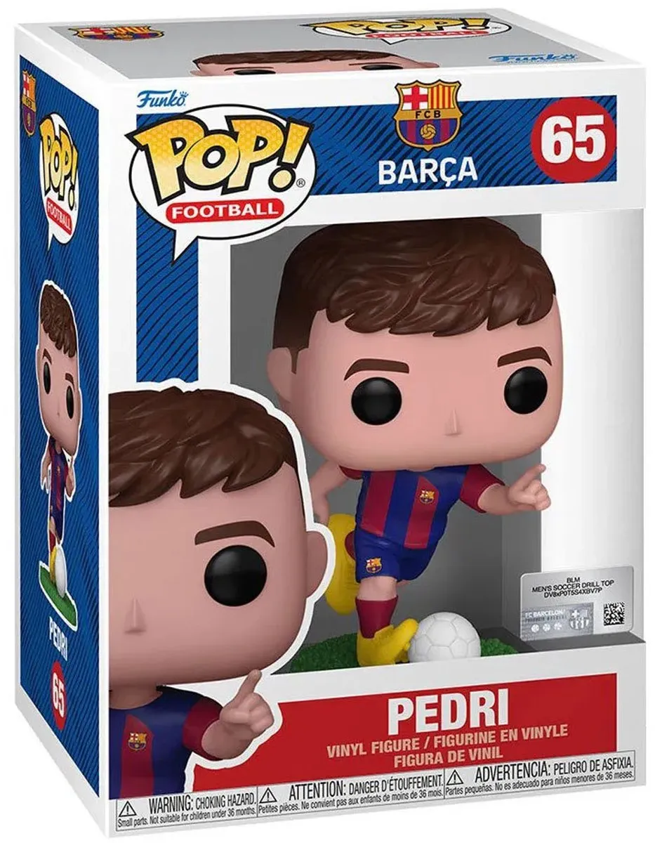 Funko Pop Pedri Barcelona #65 - 9,5 cm - afbeelding 6 van 6