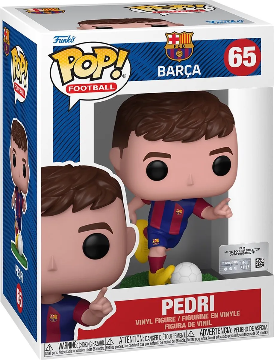 Funko Pop Pedri Barcelona #65 - 9,5 cm
