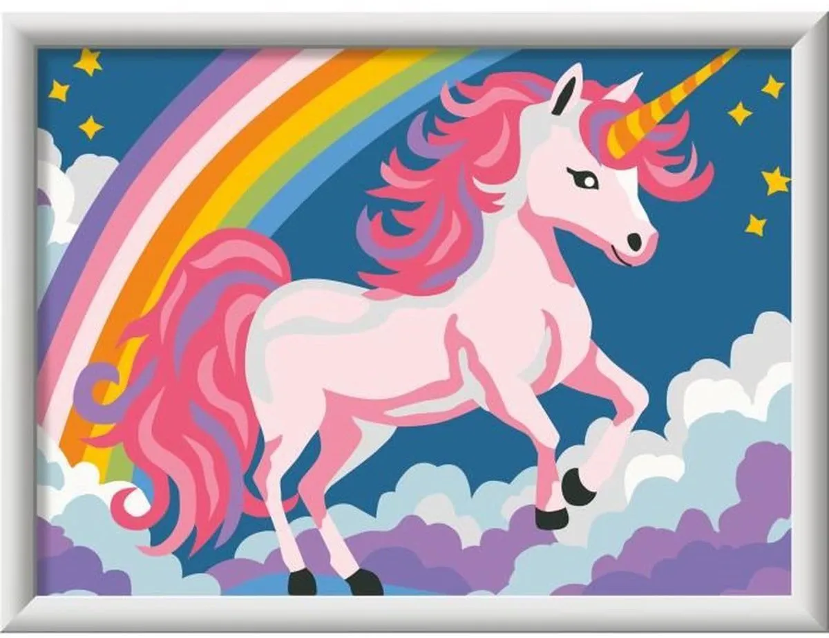 Ravensburger CreArt Kids Neon Eenhoorn Schilderkit 18x24cm - 25904