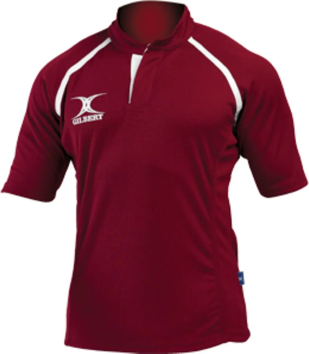 Gilbert Shirt Xact Ii Maroon 12-13