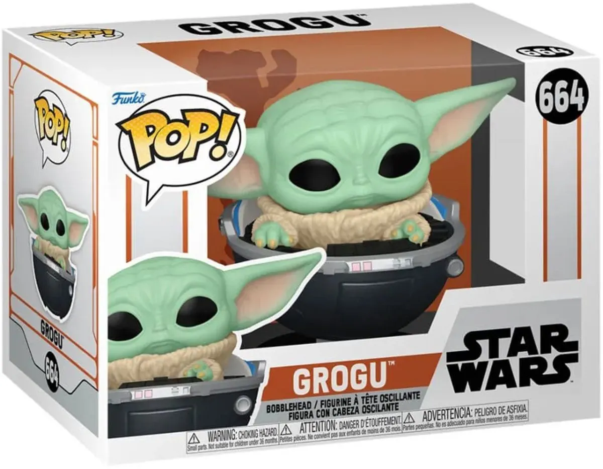 Funko Pop Star Wars Grogu 76551 - 9,5 cm - afbeelding 6 van 6