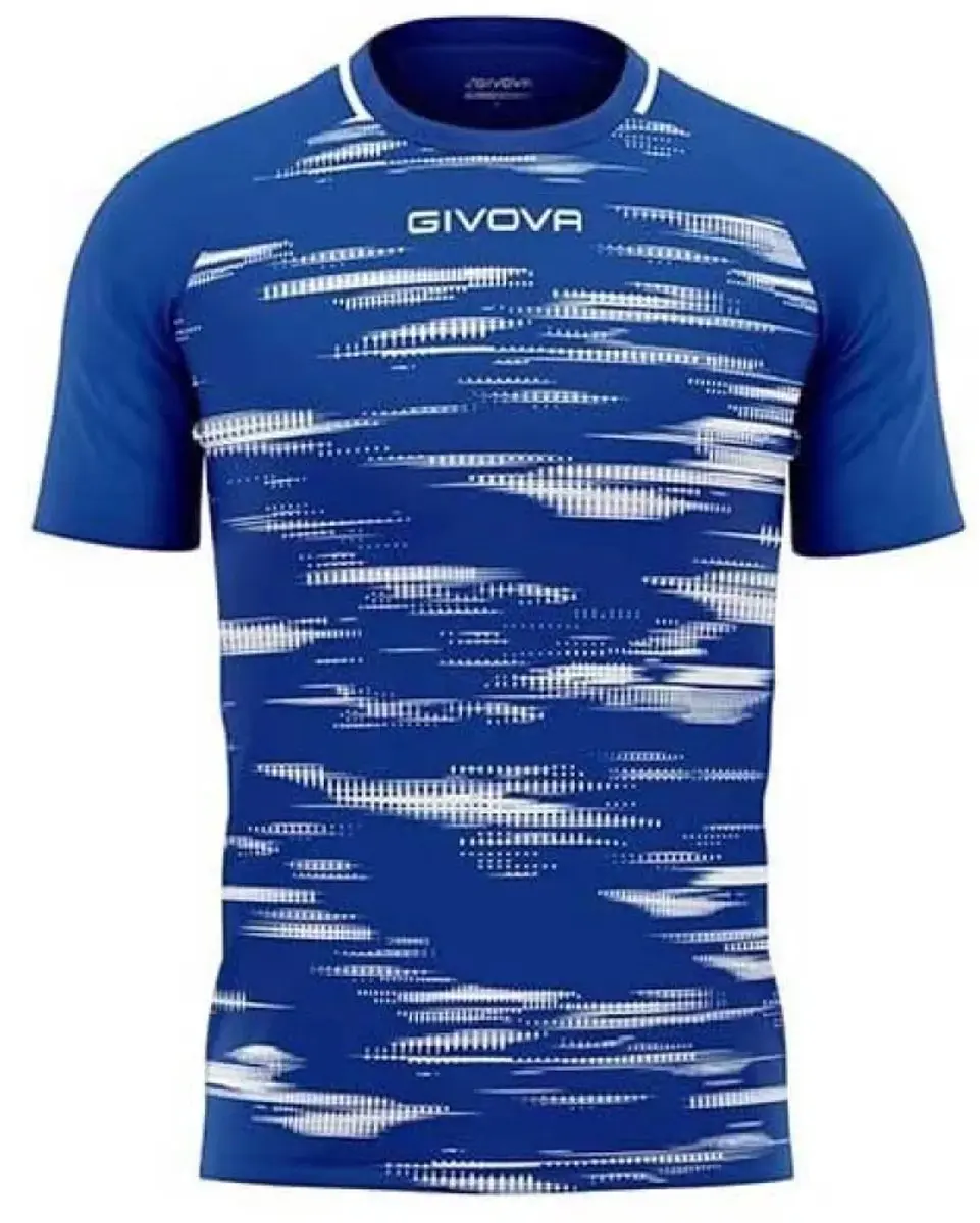 Givova Pixel Royal Sportshirt - L - Blauw/Wit
