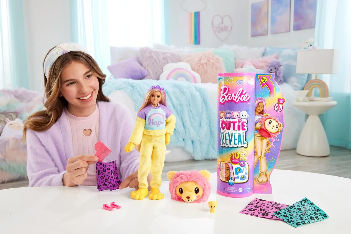 Barbie Cutie Reveal Leeuw Pop
