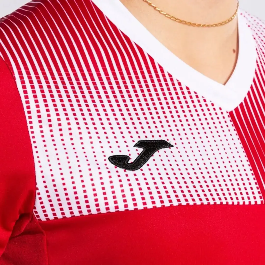 Joma Eco Supernova Dames T-shirt - Rood/Wit - M