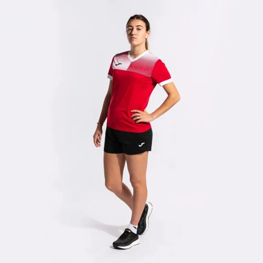 Joma Eco Supernova Dames T-shirt - Rood/Wit - M