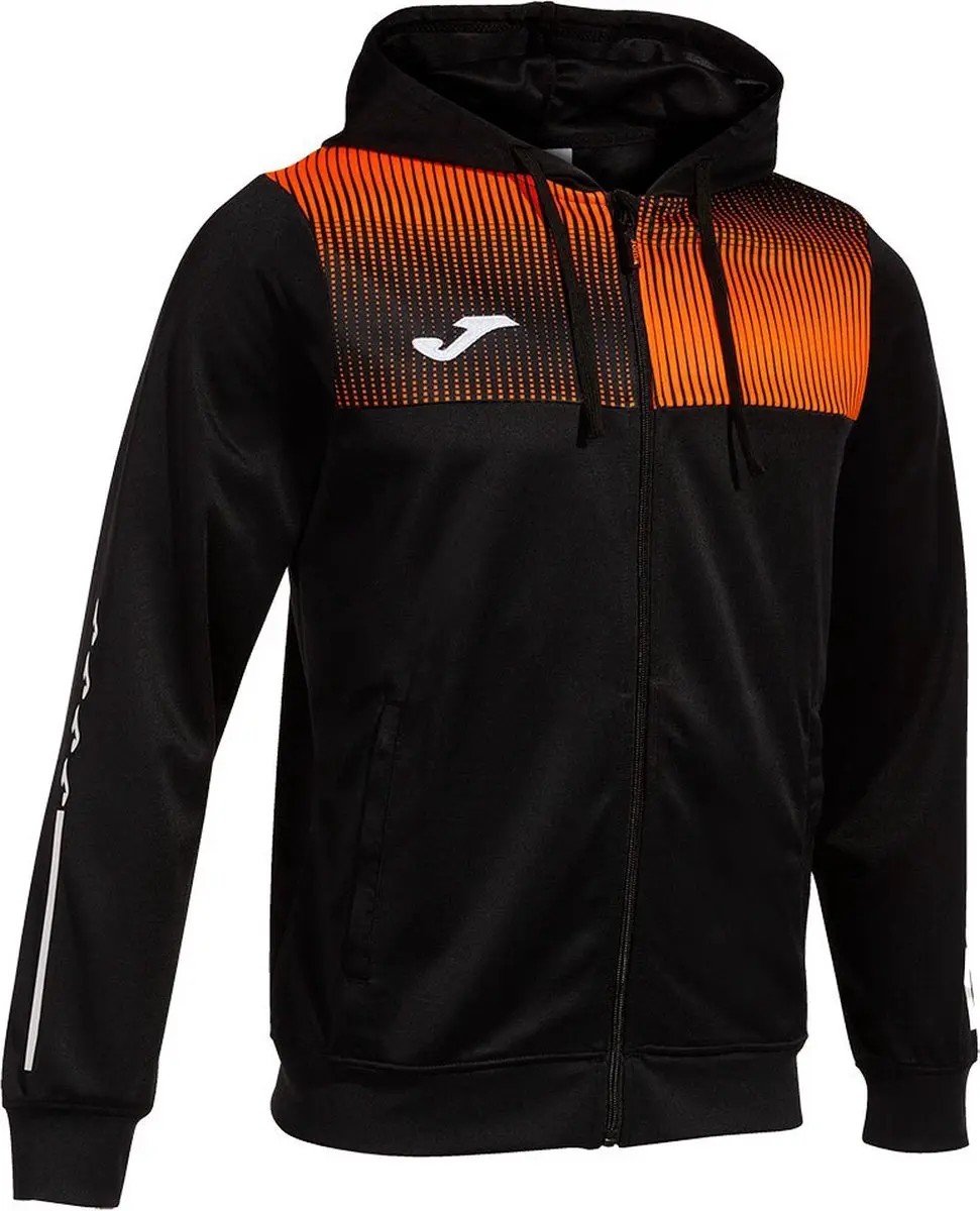Joma Eco Supernova Sweatshirt Met Rits Zwart 12-14 Years Jongen