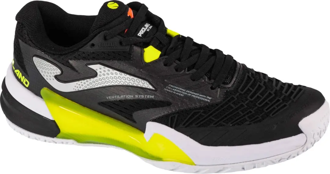 Joma Roland Men 2401 TROLAS2401AC, Mannen, Zwart, Tennisschoenen,buty do padla,
