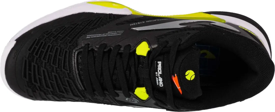 Joma Roland Men 2401 TROLAS2401AC Tennisschoenen - AG Zwart - afbeelding 3 van 4