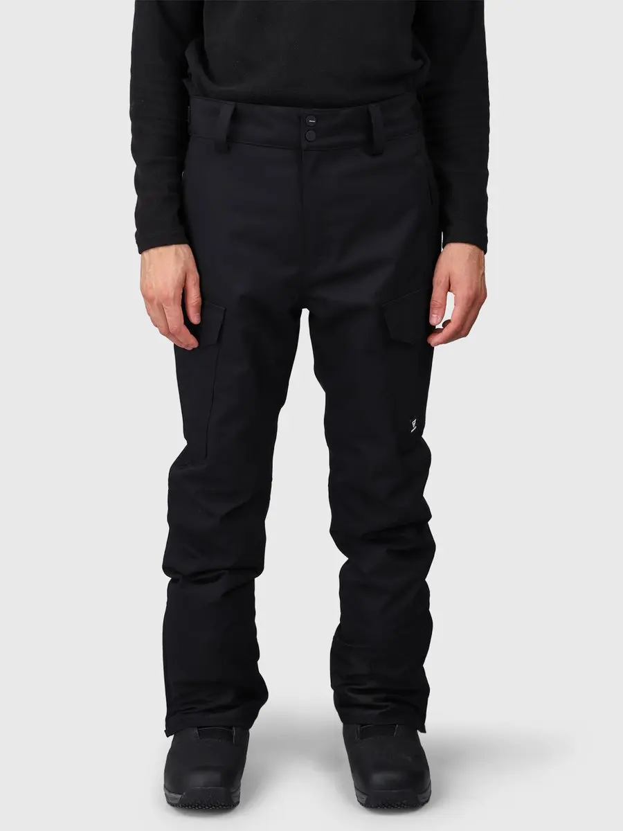 Brunotti Footrail-Cargo Heren Ski Broek - Zwart - afbeelding 5 van 6