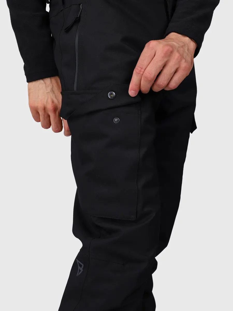 Brunotti Footrail-Cargo Heren Ski Broek - Zwart - afbeelding 4 van 6