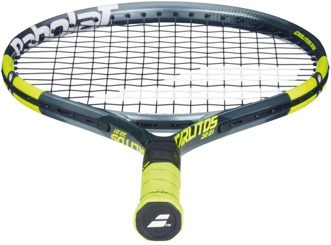 Babolat Carlitos Junior 21 Tennisracket - Grijs/Geel - afbeelding 5 van 6