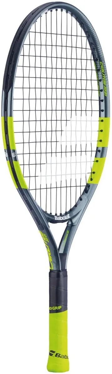 Babolat Carlitos Junior 21 Tennisracket - Grijs/Geel - afbeelding 3 van 6