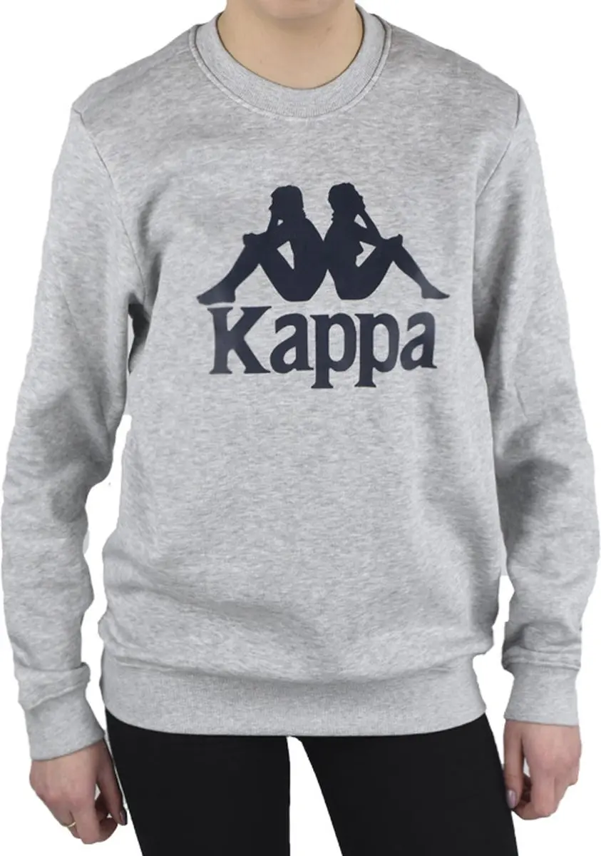 Kappa Sertum Junior Sweatshirt 703797J-15-4101M, voor een jongen, Grijs, Sweatsh