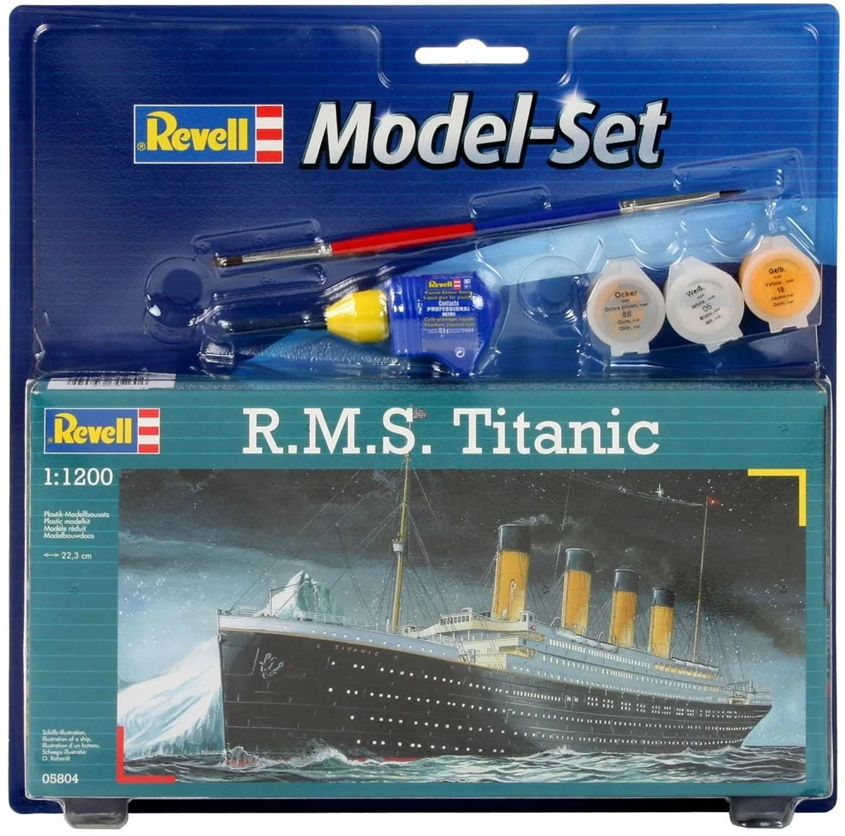 Revell RMS Titanic Modelbouwpakket 1:1200 - 40 Onderdelen - Multi