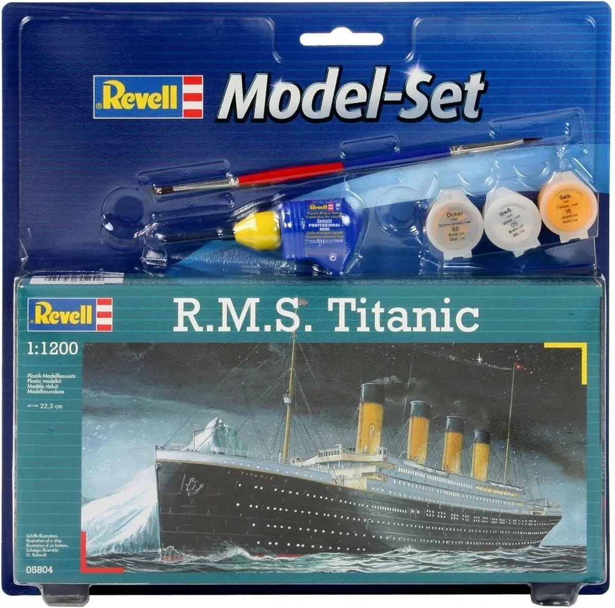 Revell RMS Titanic Modelbouwpakket 1:1200 - 40 Onderdelen - Multi