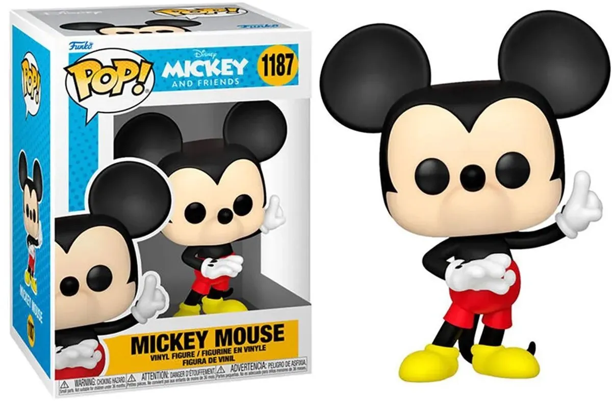 Funko Pop Disney Mickey Mouse #1187 - 9,5 cm - Multi